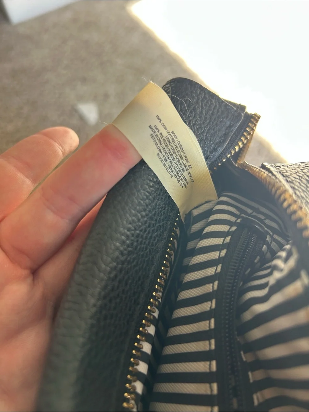 Kate Spade Black Leather Satchel/Shoulder Bag